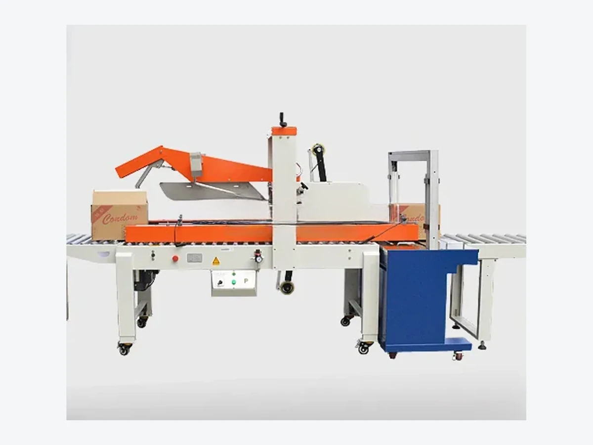Automatic Case Sealing & Strapping Machine