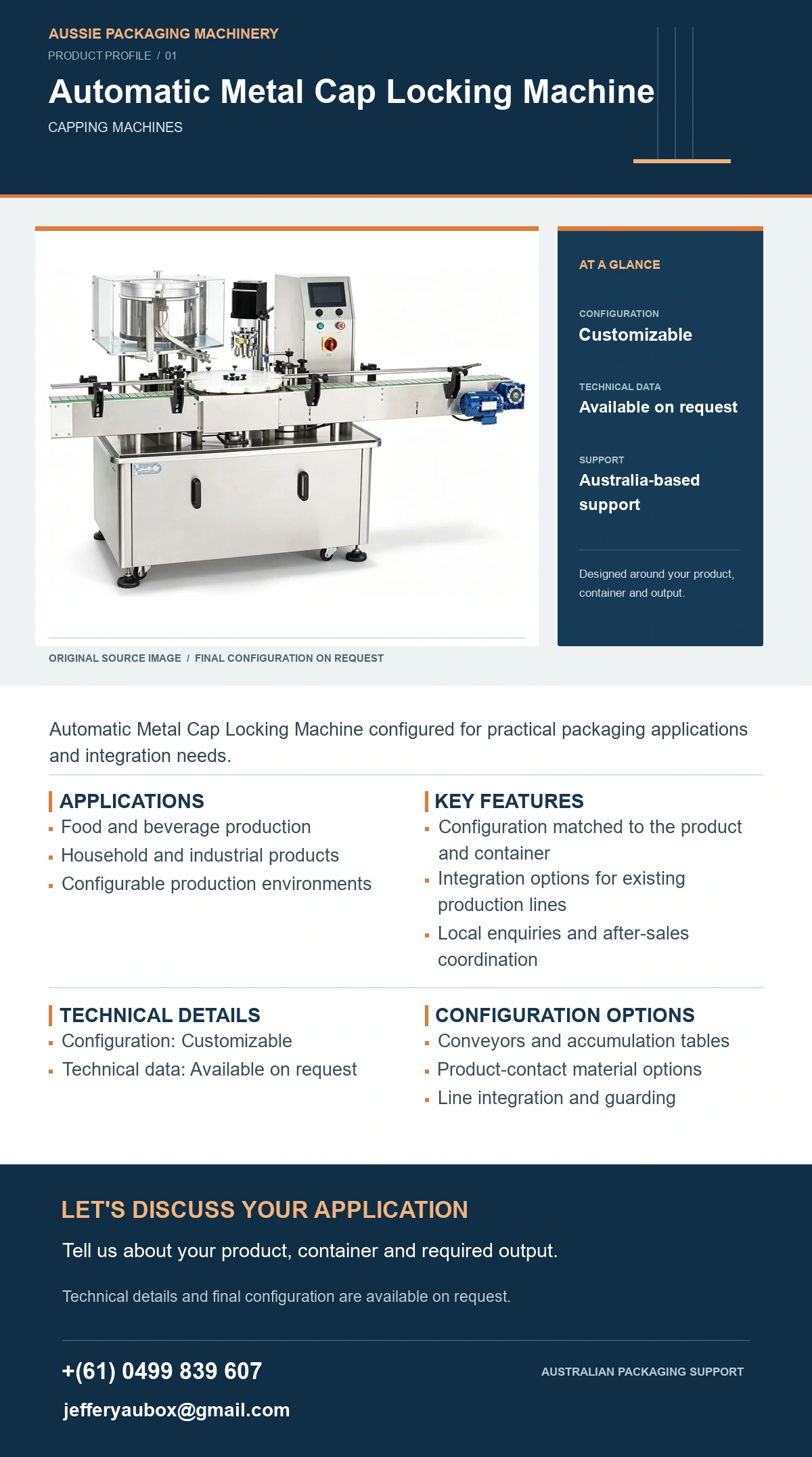 Automatic Metal Cap Locking Machine product detail artwork