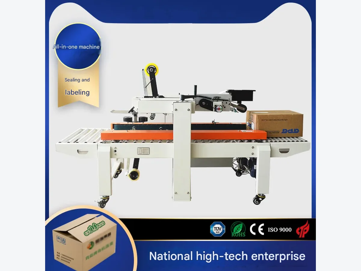 Case Sealing & Labeling Machine product presentation view 1