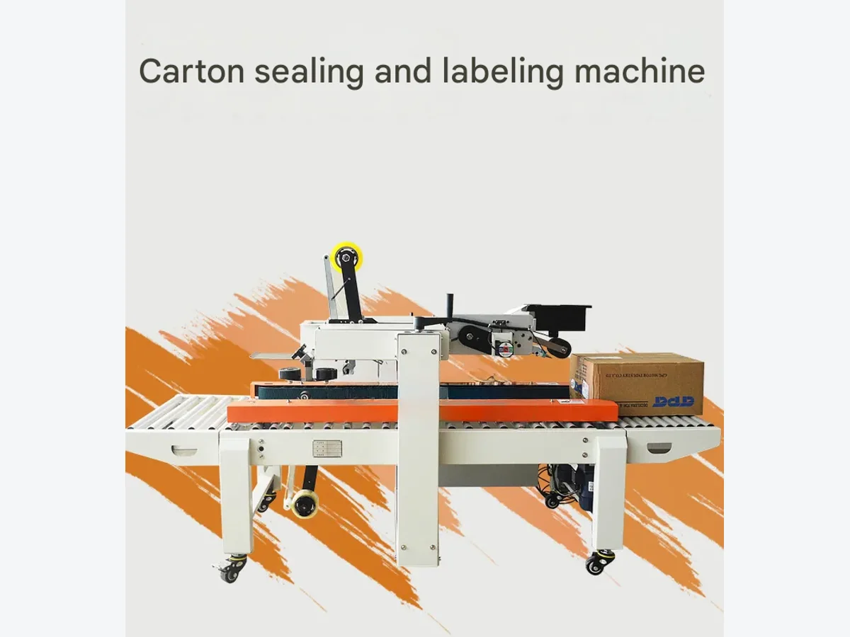 Case Sealing & Labeling Machine product presentation view 2
