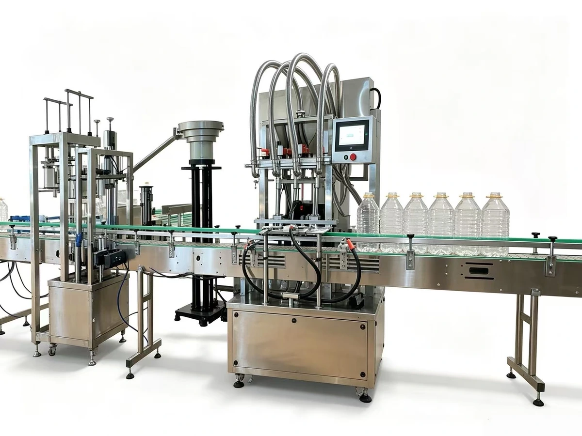 Four-Head Filling Production Line