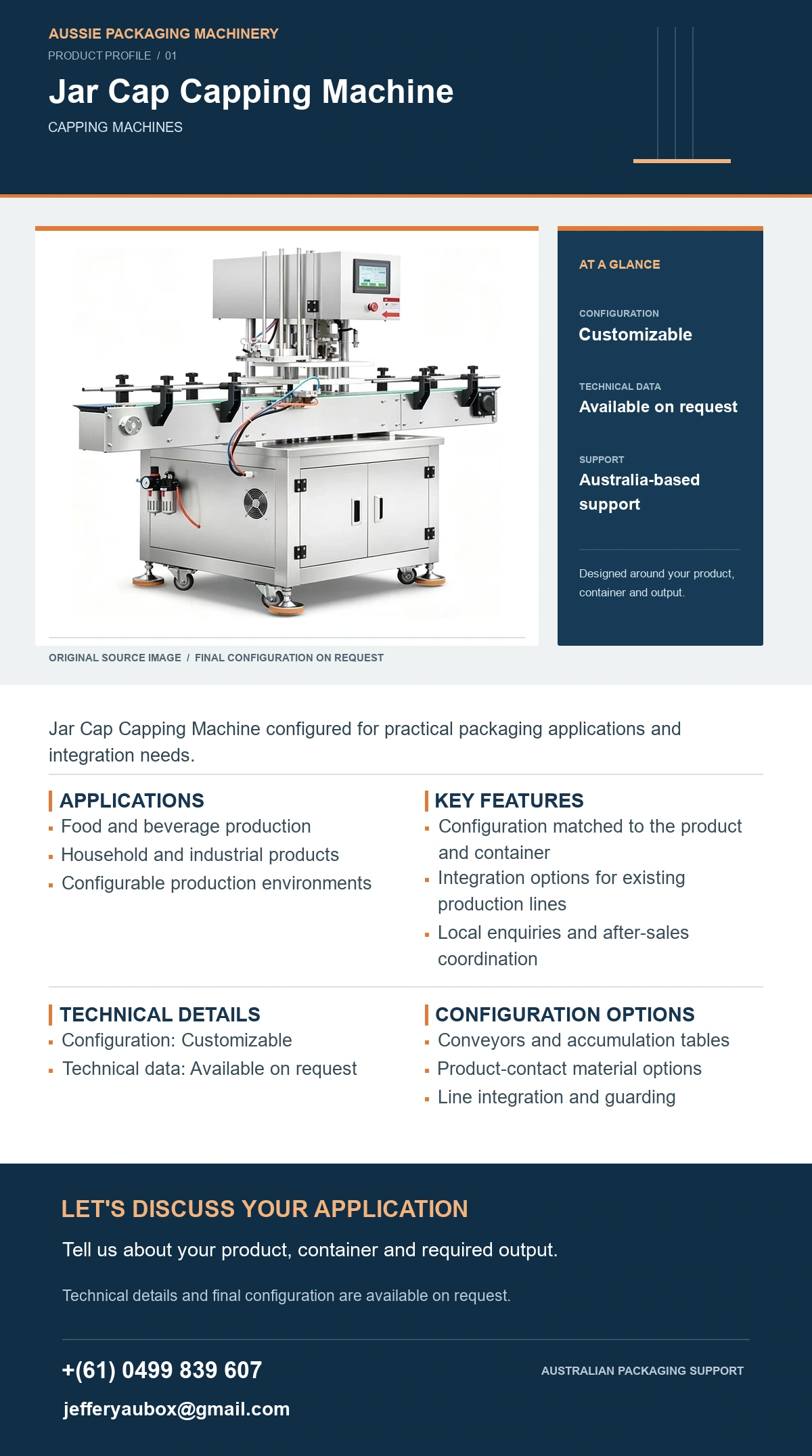 Jar Cap Capping Machine product detail artwork