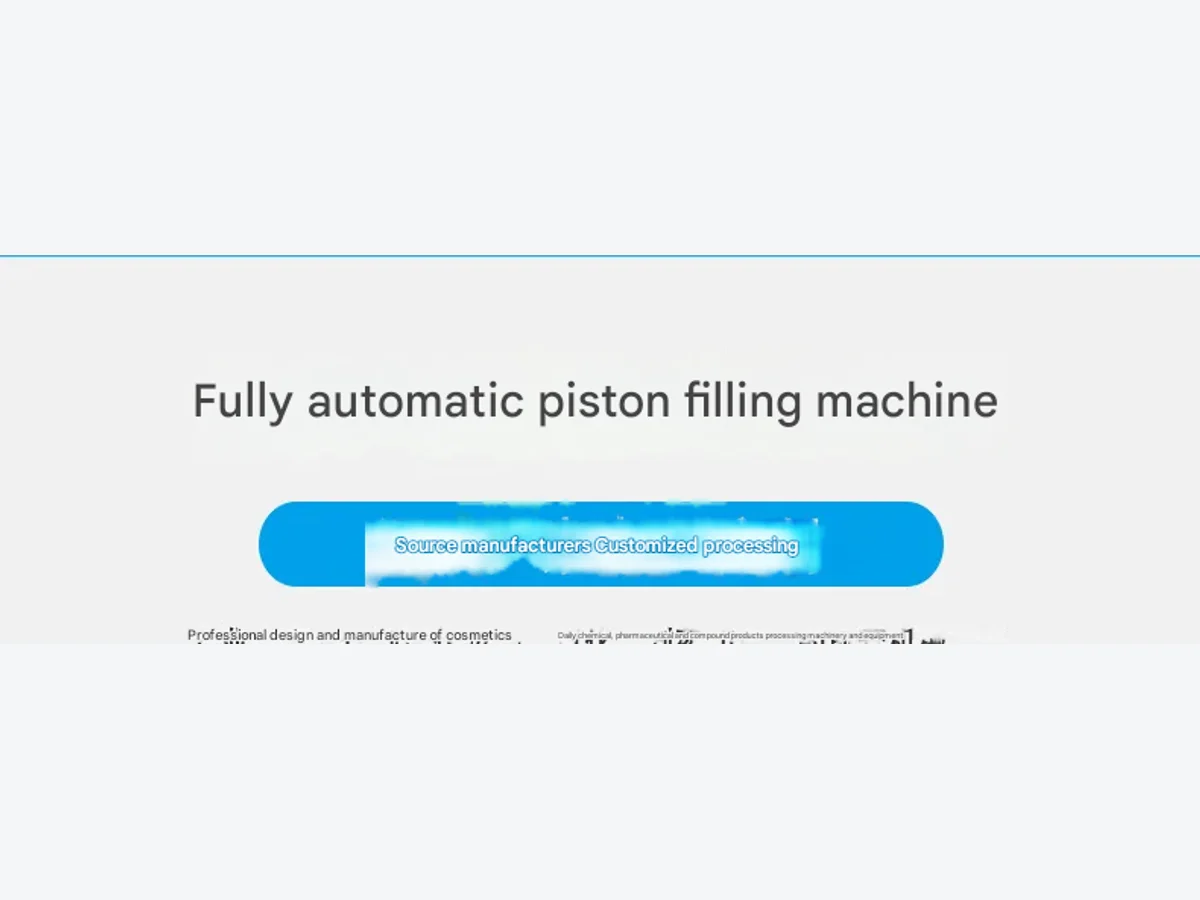 Multi-Head Filling Machine product presentation view 2