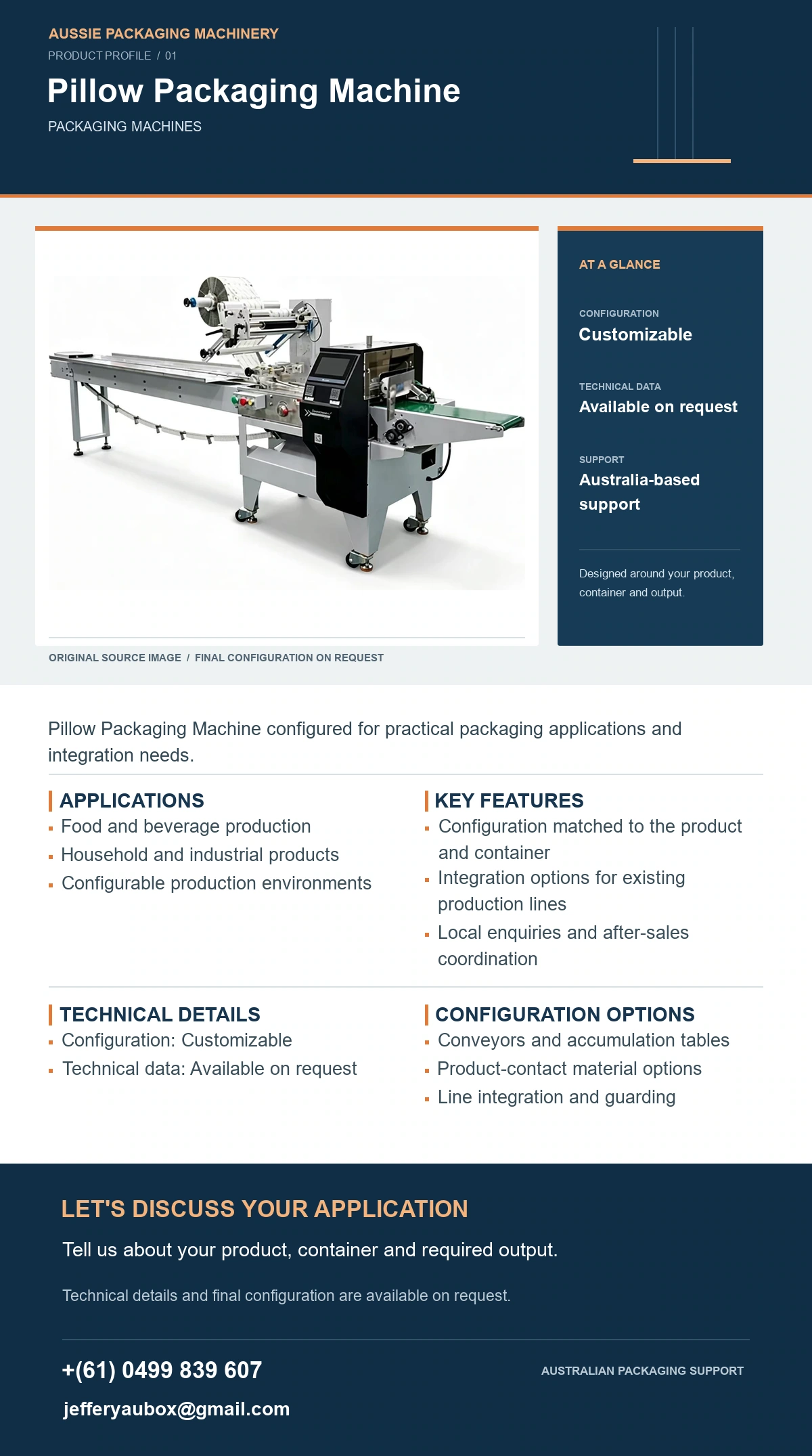 Pillow Packaging Machine product detail artwork
