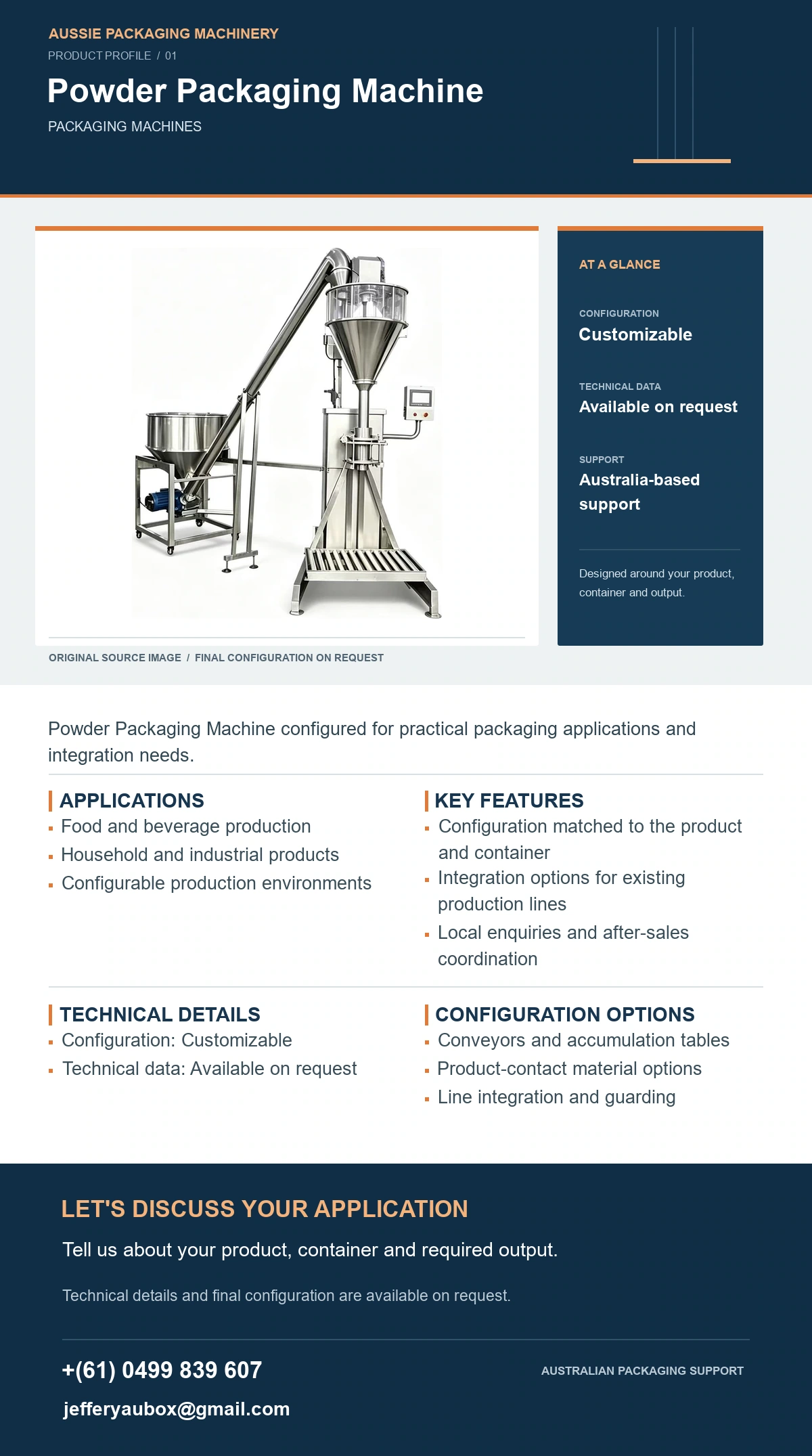 Powder Packaging Machine product detail artwork