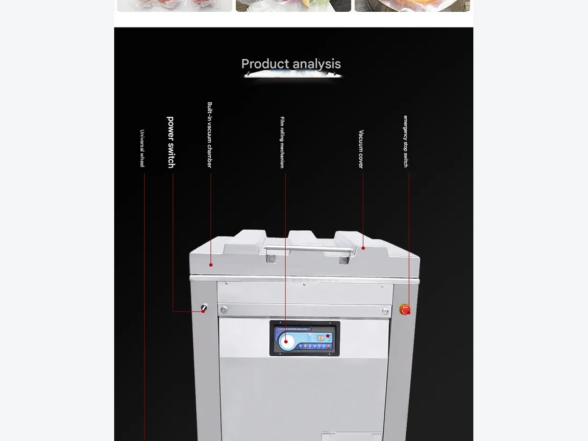 Single-Chamber Vacuum Packaging Machine product presentation view 3
